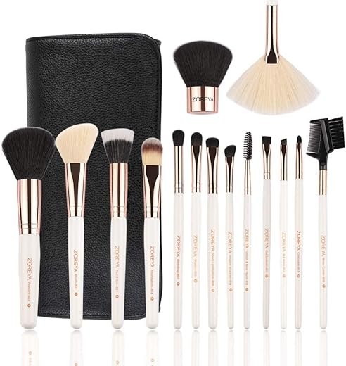 Z'OREYA Luxury Rose Gold Makeup Brush Set